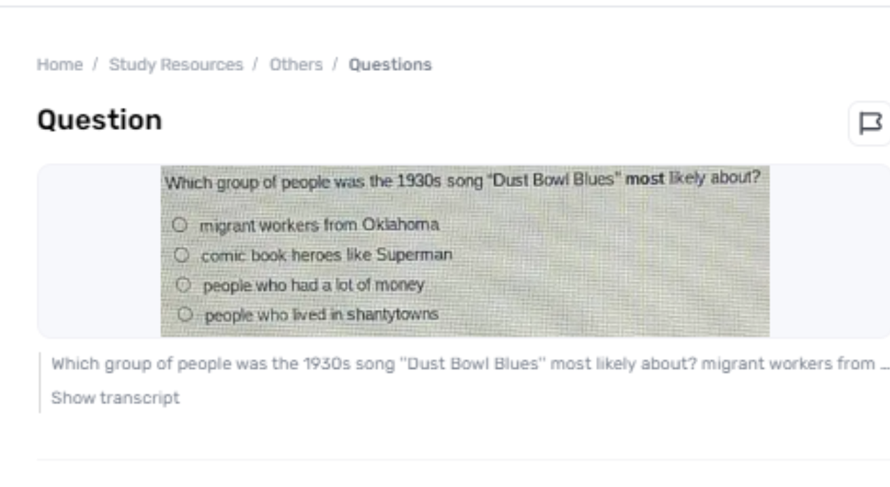 Who Were the Likely References in the 1930s Song 'Dust Bowl Blues'?